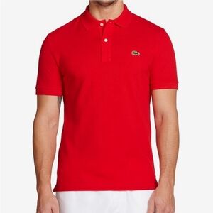 Lacoste red men's shirt